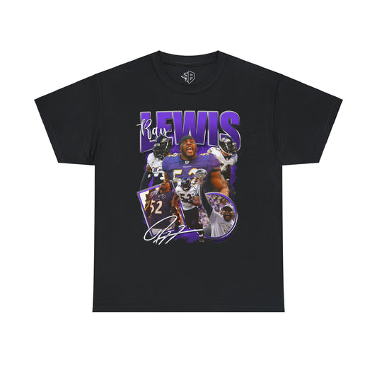 Ray Lewis v1 Baltimore Ravens Vintage T Shirt NFL throwback Shirt Homage Retro Classic 90s Bootleg Oversize Unisex